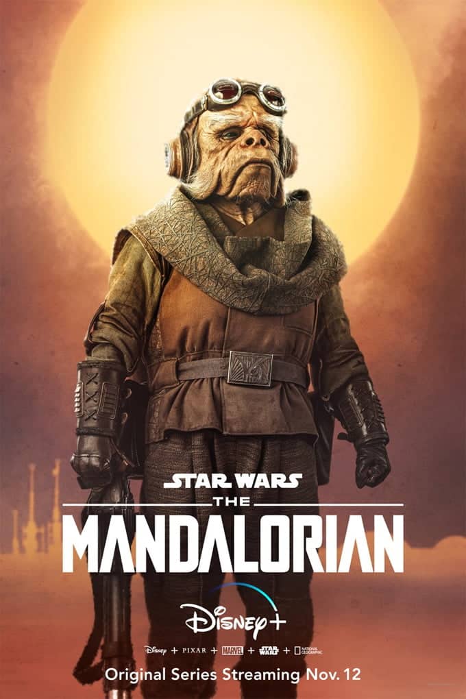 ম্যান্ডোলরিয়ান টিভি সিরিজ পোস্টার - The Mandalorian Poster ম্যান্ডোলরিয়ান টিভি সিরিজ পোস্টার - the mandalorian poster