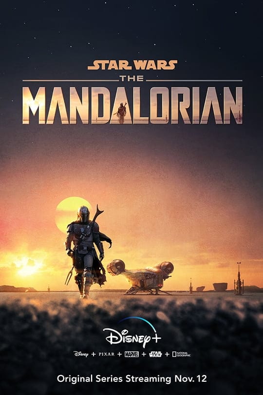 ম্যান্ডোলরিয়ান টিভি সিরিজ পোস্টার - The Mandalorian Poster ম্যান্ডোলরিয়ান টিভি সিরিজ পোস্টার - the mandalorian poster